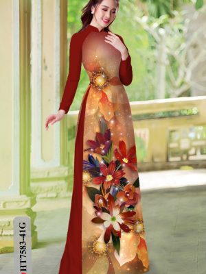 Vải Áo Dài Hoa In 3D thiết kế 2020 AD HT7583 20 1605083374 398 Vai Ao Dai Hoa In 3D thiet ke 2020 AD