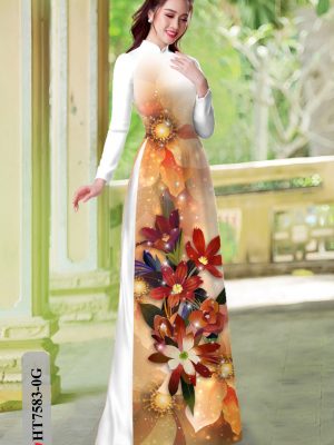 Vải Áo Dài Hoa In 3D thiết kế 2020 AD HT7583 19 1605083374 784 Vai Ao Dai Hoa In 3D thiet ke 2020 AD