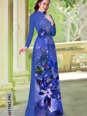 Vải Áo Dài Hoa In 3D thiết kế 2020 AD HT7583 21 1605083375 169 Vai Ao Dai Hoa In 3D thiet ke 2020 AD