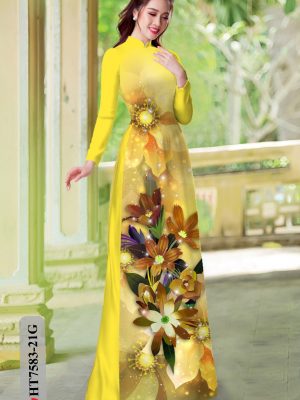 Vải Áo Dài Hoa In 3D thiết kế 2020 AD HT7583 27 1605083376 207 Vai Ao Dai Hoa In 3D thiet ke 2020 AD