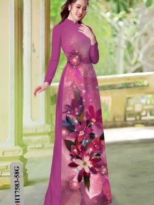 Vải Áo Dài Hoa In 3D thiết kế 2020 AD HT7583 26 1605083376 388 Vai Ao Dai Hoa In 3D thiet ke 2020 AD