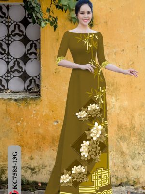 Vải Áo Dài Hoa In 3D mới ra AD KC7585 18 1605083777 792 Vai Ao Dai Hoa In 3D moi ra AD KC7585