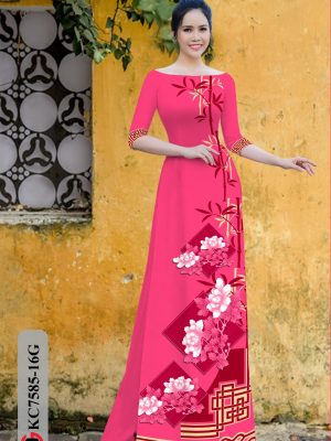 Vải Áo Dài Hoa In 3D mới ra AD KC7585 20 1605083778 160 Vai Ao Dai Hoa In 3D moi ra AD KC7585