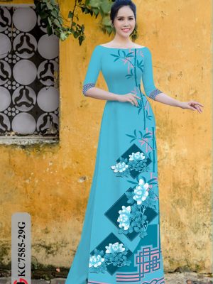 Vải Áo Dài Hoa In 3D mới ra AD KC7585 21 1605083778 510 Vai Ao Dai Hoa In 3D moi ra AD KC7585