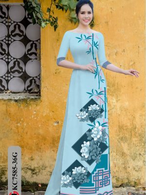 Vải Áo Dài Hoa In 3D mới ra AD KC7585 23 1605083778 915 Vai Ao Dai Hoa In 3D moi ra AD KC7585