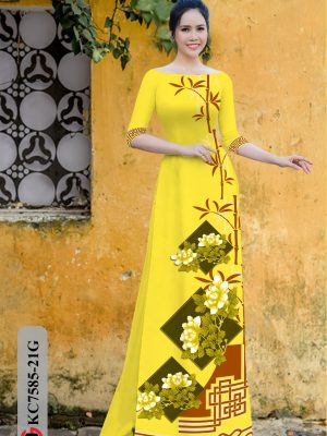 Vải Áo Dài Hoa In 3D mới ra AD KC7585 22 1605083778 954 Vai Ao Dai Hoa In 3D moi ra AD KC7585