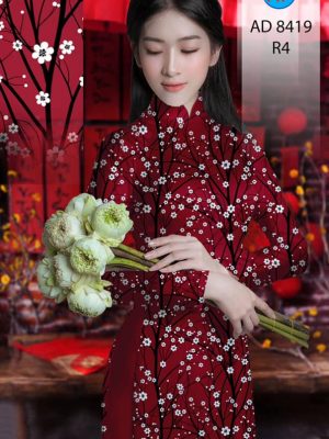 Vải Áo Dài Hoa Nhí kiểu mới AD 8419 30 1605084091 367 Vai Ao Dai Hoa Nhi kieu moi AD 8419