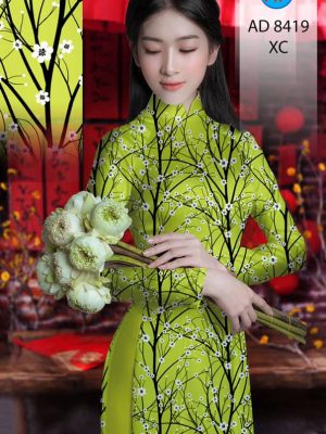 Vải Áo Dài Hoa Nhí kiểu mới AD 8419 28 1605084091 602 Vai Ao Dai Hoa Nhi kieu moi AD 8419
