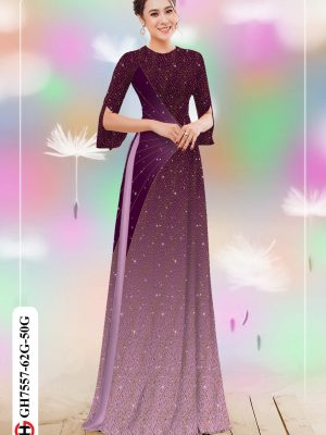 Vải Áo Dài Hoa In 3D kiểu mới AD GH7557 23 1605084905 355 Vai Ao Dai Hoa In 3D kieu moi AD GH7557
