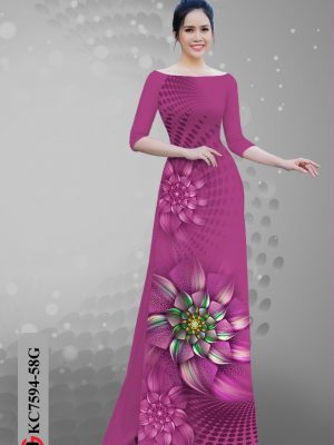 Vải Áo Dài Hoa In 3D mới ra AD KC7594 23 1605085227 849 Vai Ao Dai Hoa In 3D moi ra AD KC7594