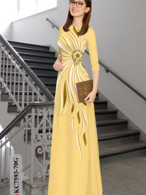 Vải Áo Dài Hoa In 3D thiết kế 2020 AD KC7593 25 1605085529 650 Vai Ao Dai Hoa In 3D thiet ke 2020 AD