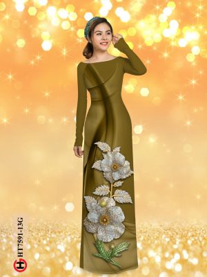 Vải Áo Dài Hoa In 3D kiểu mới AD HT7591 23 1605085817 465 Vai Ao Dai Hoa In 3D kieu moi AD HT7591
