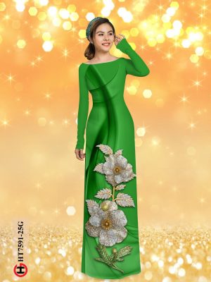 Vải Áo Dài Hoa In 3D kiểu mới AD HT7591 25 1605085817 661 Vai Ao Dai Hoa In 3D kieu moi AD HT7591