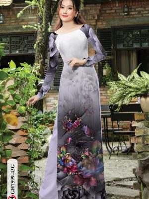 Vải Áo Dài Hoa In 3D kiểu mới AD GH7599 19 1605235384 771 Vai Ao Dai Hoa In 3D kieu moi AD GH7599
