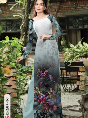 Vải Áo Dài Hoa In 3D kiểu mới AD GH7599 21 1605235385 147 Vai Ao Dai Hoa In 3D kieu moi AD GH7599