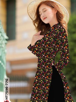 Vải Áo Dài Hoa Nhí kiểu mới AD HT7596 28 1605238444 316 Vai Ao Dai Hoa Nhi kieu moi AD HT7596