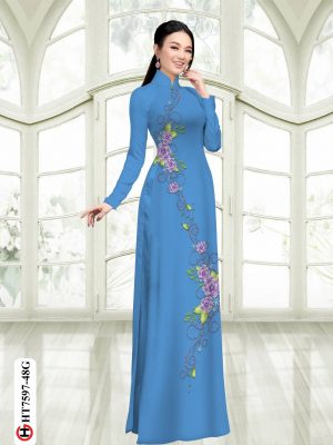 Vải Áo Dài Hoa In 3D kiểu mới AD HT7597 20 1605240404 898 Vai Ao Dai Hoa In 3D kieu moi AD HT7597