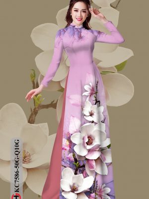 Vải Áo Dài Hoa In 3D kiểu mới AD KC7586 30 1605240617 875 Vai Ao Dai Hoa In 3D kieu moi AD KC7586