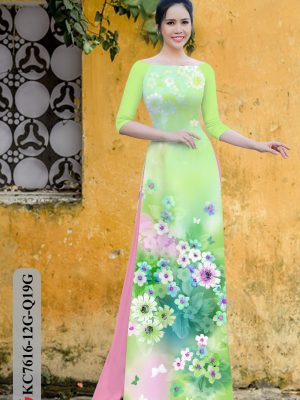 Vải Áo Dài Hoa Cúc kiểu mới AD KC7616 18 1605496391 202 Vai Ao Dai Hoa Cuc kieu moi AD KC7616