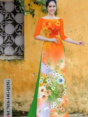 Vải Áo Dài Hoa Cúc kiểu mới AD KC7616 17 1605496391 503 Vai Ao Dai Hoa Cuc kieu moi AD KC7616