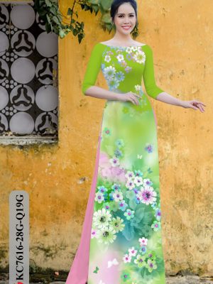 Vải Áo Dài Hoa Cúc kiểu mới AD KC7616 21 1605496393 385 Vai Ao Dai Hoa Cuc kieu moi AD KC7616