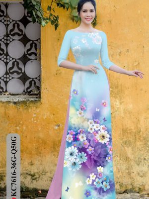 Vải Áo Dài Hoa Cúc kiểu mới AD KC7616 20 1605496393 762 Vai Ao Dai Hoa Cuc kieu moi AD KC7616