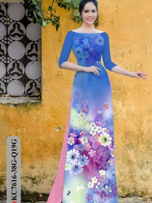 Vải Áo Dài Hoa Cúc kiểu mới AD KC7616 29 1605496396 454 Vai Ao Dai Hoa Cuc kieu moi AD KC7616
