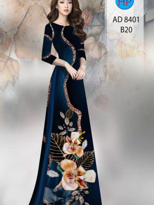 Vải Áo Dài Hoa In 3D mới ra AD 8401 23 1605498064 475 Vai Ao Dai Hoa In 3D moi ra AD 8401