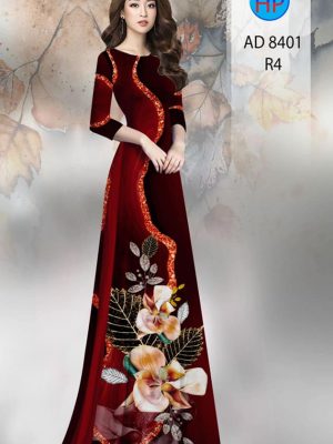 Vải Áo Dài Hoa In 3D mới ra AD 8401 33 1605498066 813 Vai Ao Dai Hoa In 3D moi ra AD 8401