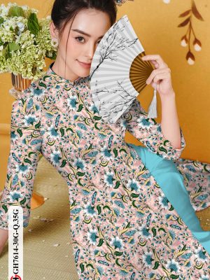 Vải Áo Dài Hoa Đều mới ra AD GH7614 19 1605499568 225 Vai Ao Dai Hoa Deu moi ra AD GH7614