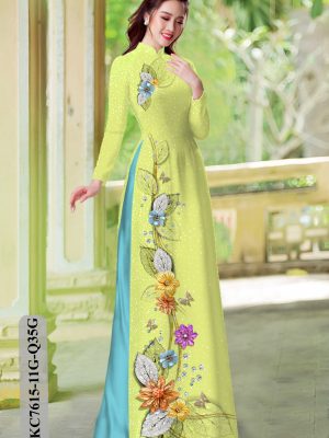Vải Áo Dài Hoa In 3D thiết kế 2020 AD KC7615 17 1605500751 662 Vai Ao Dai Hoa In 3D thiet ke 2020 AD