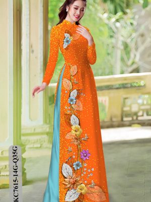 Vải Áo Dài Hoa In 3D thiết kế 2020 AD KC7615 18 1605500751 814 Vai Ao Dai Hoa In 3D thiet ke 2020 AD