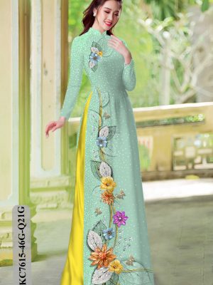 Vải Áo Dài Hoa In 3D thiết kế 2020 AD KC7615 23 1605500752 335 Vai Ao Dai Hoa In 3D thiet ke 2020 AD