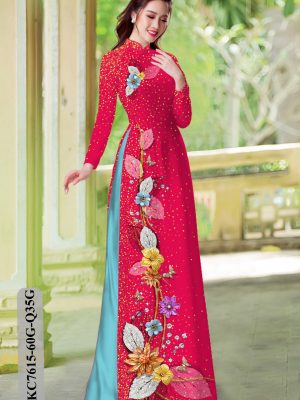 Vải Áo Dài Hoa In 3D thiết kế 2020 AD KC7615 26 1605500753 346 Vai Ao Dai Hoa In 3D thiet ke 2020 AD