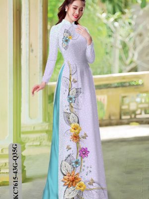Vải Áo Dài Hoa In 3D thiết kế 2020 AD KC7615 29 1605500754 322 Vai Ao Dai Hoa In 3D thiet ke 2020 AD