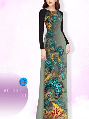 Vải Áo Dài Hoa In 3D kiểu mới AD 30045 30 1605509206 100 Vai Ao Dai Hoa In 3D kieu moi AD 30045