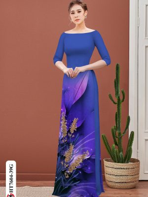 Vải Áo Dài Hoa In 3D kiểu mới AD HT7604 18 1605515617 760 Vai Ao Dai Hoa In 3D kieu moi AD HT7604