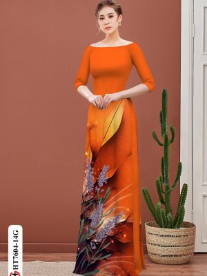 Vải Áo Dài Hoa In 3D kiểu mới AD HT7604 19 1605515617 87 Vai Ao Dai Hoa In 3D kieu moi AD HT7604