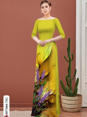 Vải Áo Dài Hoa In 3D kiểu mới AD HT7604 28 1605515619 644 Vai Ao Dai Hoa In 3D kieu moi AD HT7604