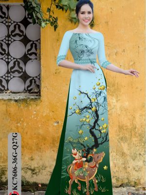 Vải Áo Dài Tranh Đông Hồ thiết kế 2020 AD KC7606 23 1605516753 665 Vai Ao Dai Tranh Dong Ho thiet ke 2020 AD