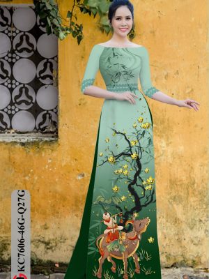Vải Áo Dài Tranh Đông Hồ thiết kế 2020 AD KC7606 26 1605516754 123 Vai Ao Dai Tranh Dong Ho thiet ke 2020 AD