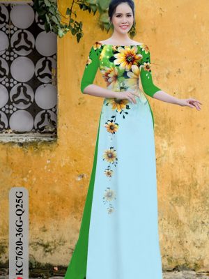 Vải Áo Dài Hoa In 3D thiết kế 2020 AD KC7620 25 1605600417 187 Vai Ao Dai Hoa In 3D thiet ke 2020 AD
