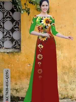 Vải Áo Dài Hoa In 3D thiết kế 2020 AD KC7620 26 1605600417 666 Vai Ao Dai Hoa In 3D thiet ke 2020 AD