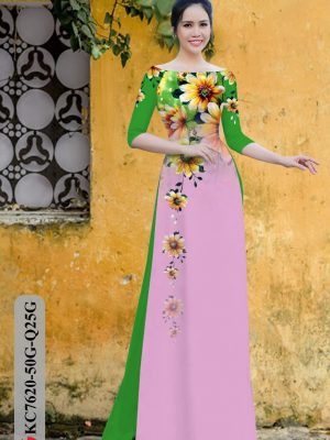 Vải Áo Dài Hoa In 3D thiết kế 2020 AD KC7620 27 1605600417 900 Vai Ao Dai Hoa In 3D thiet ke 2020 AD