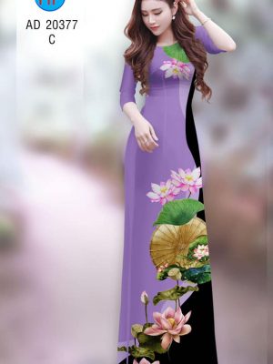 Vải Áo Dài Hoa Sen thiết kế 2020 AD 20377 30 1605690253 481 Vai Ao Dai Hoa Sen thiet ke 2020 AD 20377