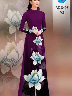 Vải Áo Dài Hoa Sen thiết kế 2020 AD 8493 23 1605692078 375 Vai Ao Dai Hoa Sen thiet ke 2020 AD 8493