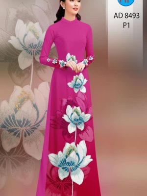 Vải Áo Dài Hoa Sen thiết kế 2020 AD 8493 25 1605692078 785 Vai Ao Dai Hoa Sen thiet ke 2020 AD 8493