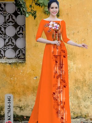 Vải Áo Dài Hoa In 3D kiểu mới AD KC7634 18 1605765172 325 Vai Ao Dai Hoa In 3D kieu moi AD KC7634
