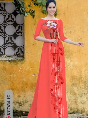 Vải Áo Dài Hoa In 3D kiểu mới AD KC7634 20 1605765173 210 Vai Ao Dai Hoa In 3D kieu moi AD KC7634