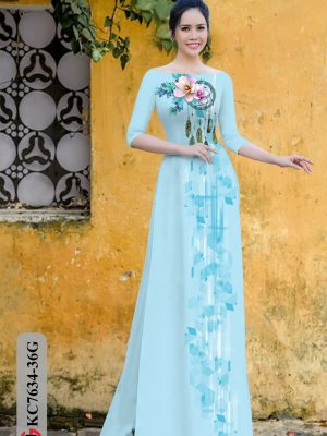 Vải Áo Dài Hoa In 3D kiểu mới AD KC7634 22 1605765173 477 Vai Ao Dai Hoa In 3D kieu moi AD KC7634